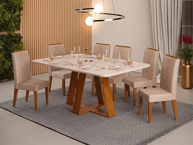 Montagem de Mesa de Jantar no Jardim Colombo